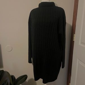 Oversized sweater dress knitted dress